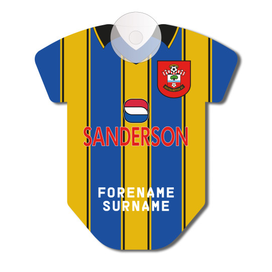 Southampton FC Home Kit Shirt Pin Badge Sanderson 