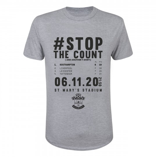STOP THE COUNT GREY T-SHIRT