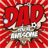 SAINTS AWESOME DAD CARD
