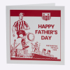 SAINTS RETRO FATHERS DAY CARD