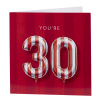 30 BALLOON BIRTHDAY CARD