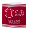 CREST 18 BIRTHDAY CARD