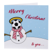 SNOWMAN XMAS CARD