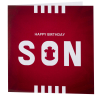 HAPPY BIRTHDAY SON CARD