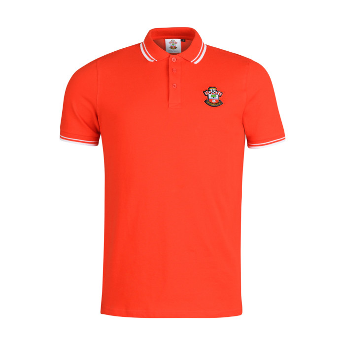 SOUTHAMPTON ESSENTIALS TIPPED POLO RED