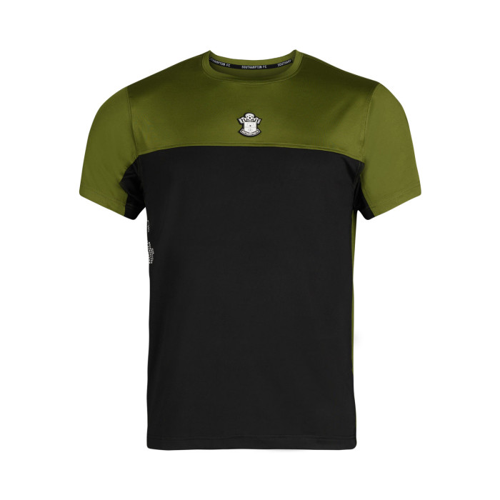 SOUTHAMPTON ACTIVE GEL PRINT T-SHIRT KHAKI/BLACK