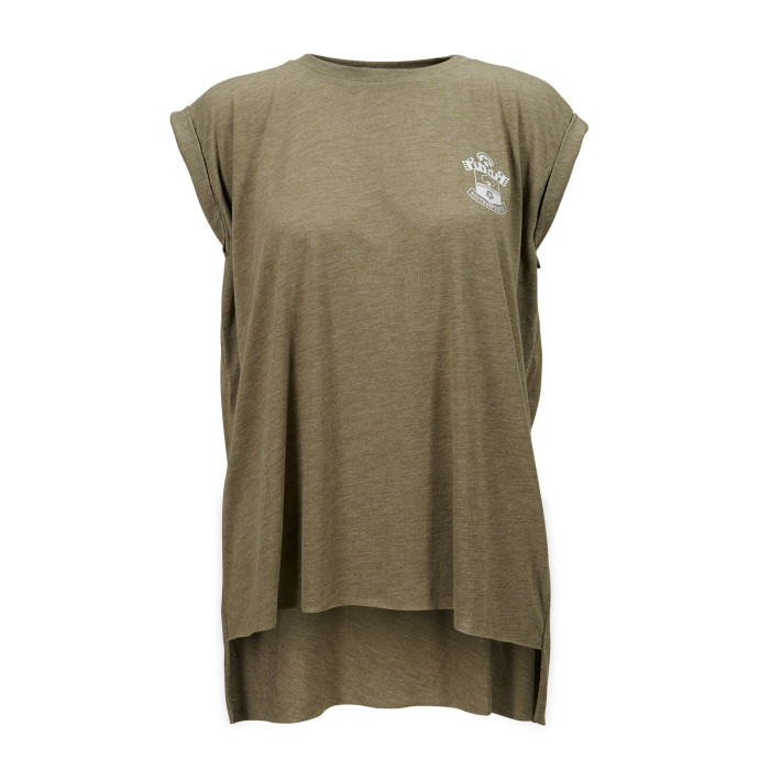 WOMENS CUFF T-SHIRT OLIVE WOMENS CUFF T-SHIRT OLIVE