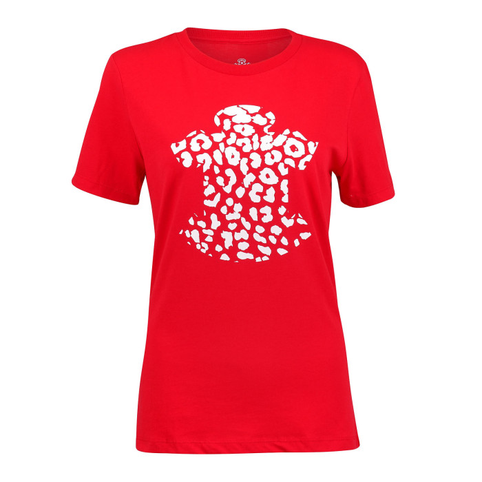 WOMENS RELAXED FIT T-SHIRT RED