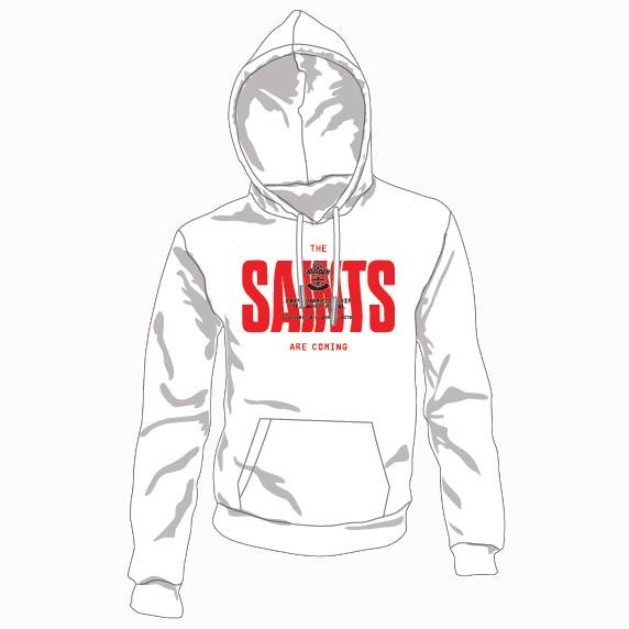 PLAY OFF FINAL HOODIE ADULT WHITE