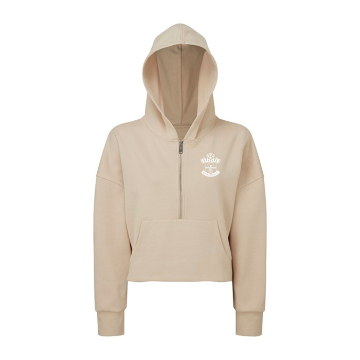 SAINTS CROP HALF ZIP HOODIE SAINTS CROP HALF ZIP HOODIE