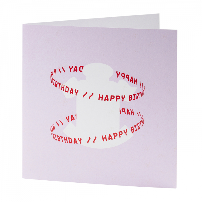 CREST BIRTHDAY CARD CREST BIRTHDAY CARD