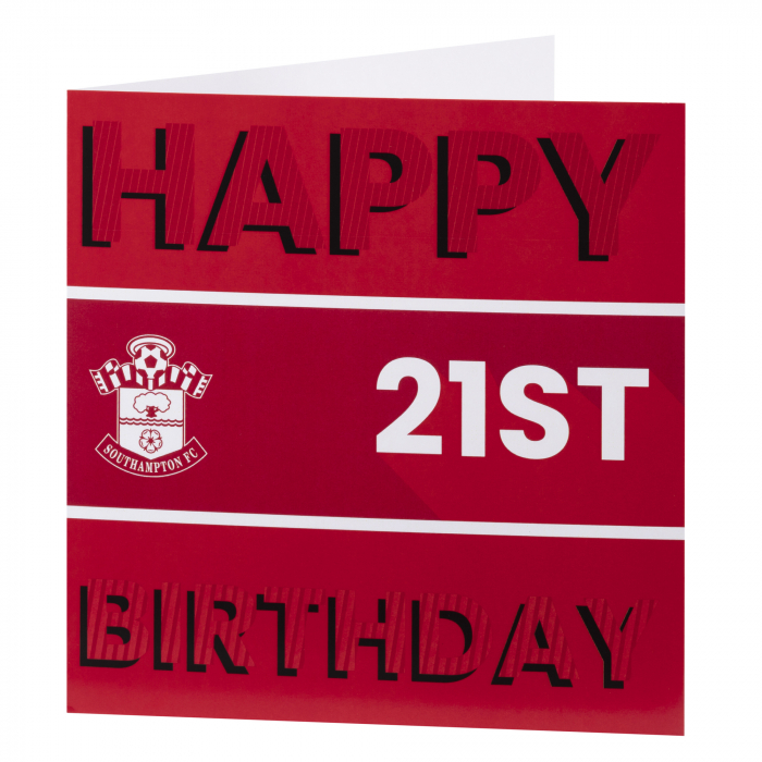 21st BIRTHDAY CARD