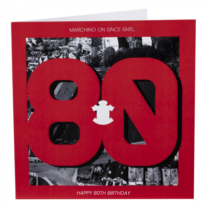 80th BIRTHDAY CARD 80th BIRTHDAY CARD