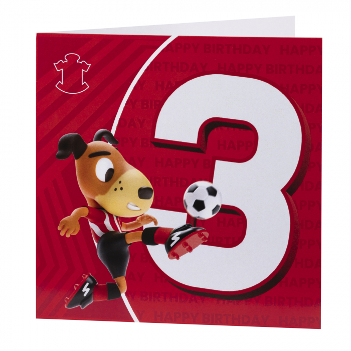 SAMMY 3 BIRTHDAY CARD SAMMY 3 BIRTHDAY CARD