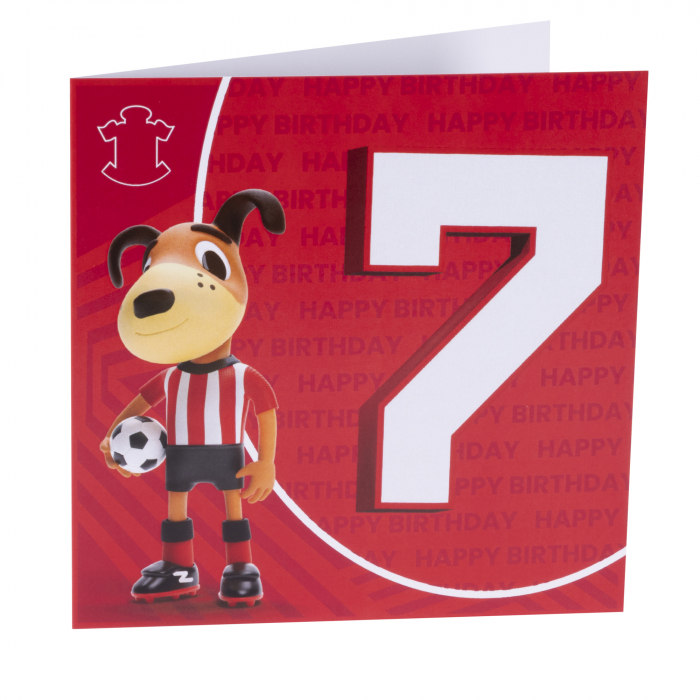 SAMMY 7 BIRTHDAY CARD