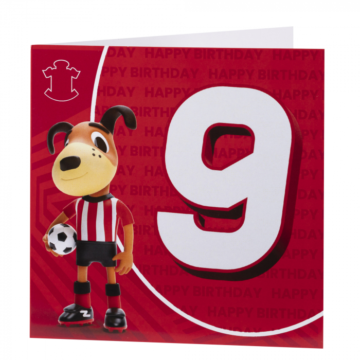 SAMMY 9 BIRTHDAY CARD