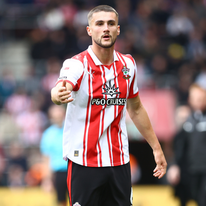 Match Worn Swansea home shirt - Harwood-Bellis