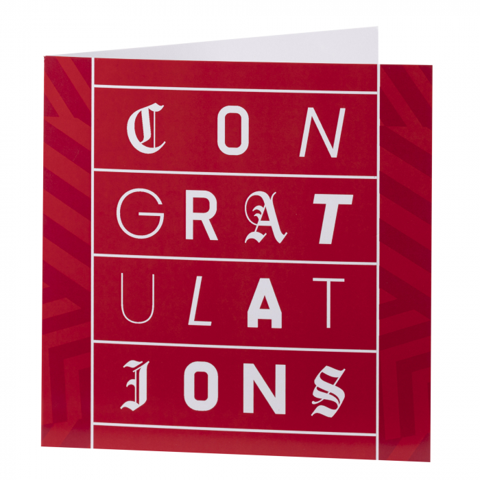 GOTHIC CONGRATS CARD