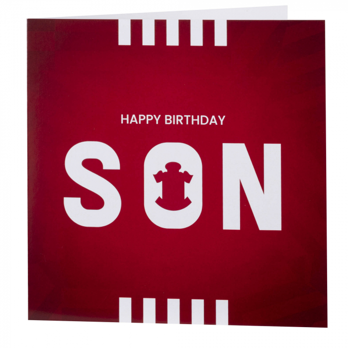 HAPPY BIRTHDAY SON CARD