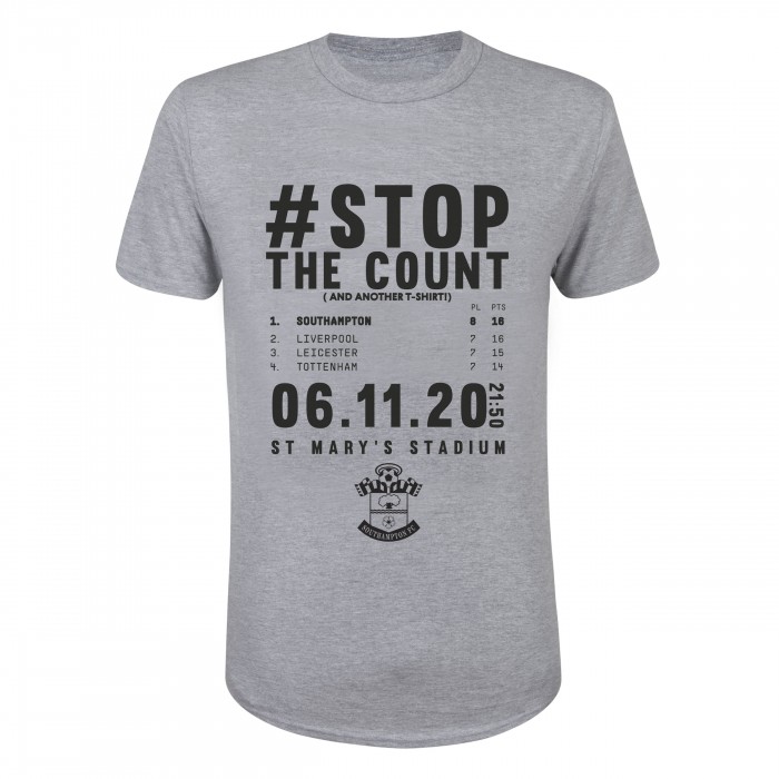 STOP THE COUNT GREY T-SHIRT STOP THE COUNT GREY T-SHIRT